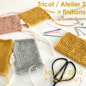 Atelier Tricot / intermédiaire @ Conceptu'L Boutique